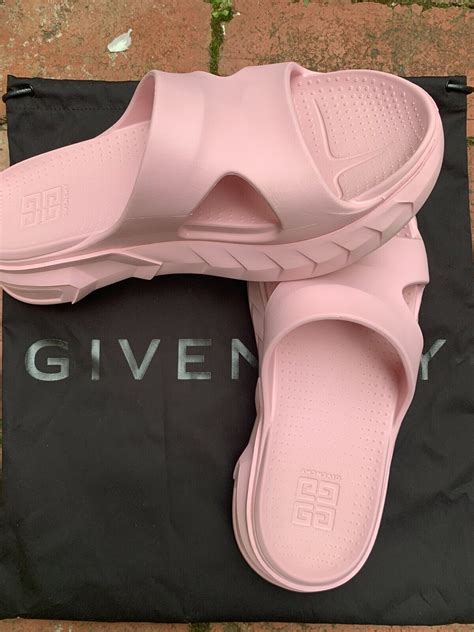 givenchy baby pink slides|Givenchy marshmallow slides 35.